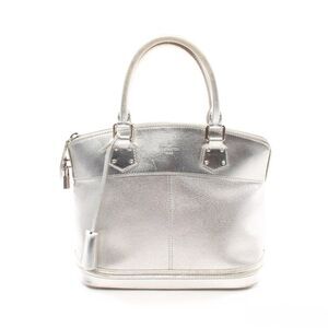 Louis Vuitton Lockit Sukhari Arjan Leather Silver PM Handbag